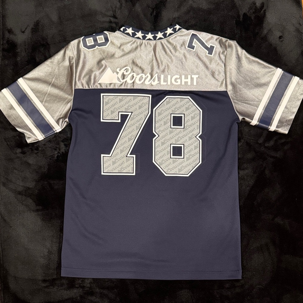 Men's Blue and Silver 78 Jersey - Picture 6 of 6
